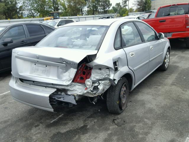 KL5JD52Z84K051554 - 2004 SUZUKI FORENZA S SILVER photo 4