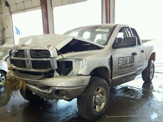 3D7KS28C66G203451 - 2006 DODGE RAM 2500 S SILVER photo 2