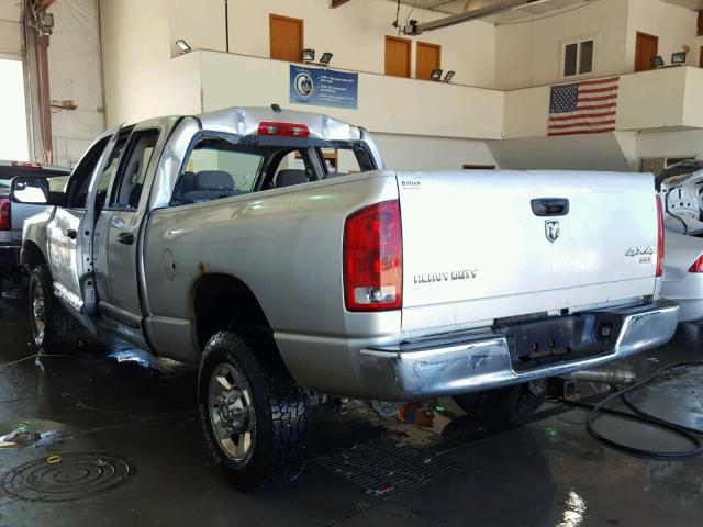 3D7KS28C66G203451 - 2006 DODGE RAM 2500 S SILVER photo 3