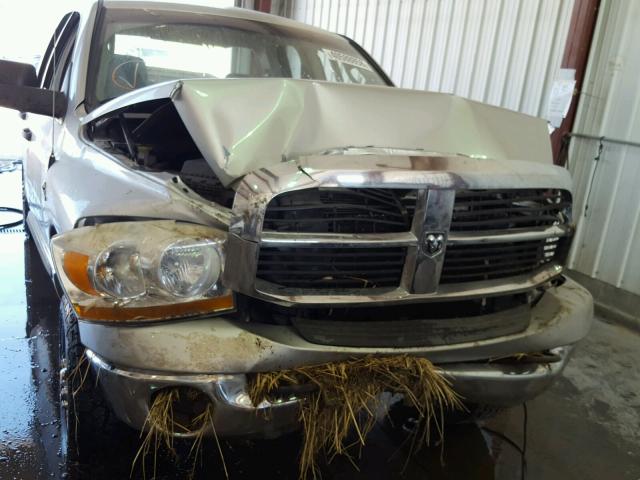 3D7KS28C66G203451 - 2006 DODGE RAM 2500 S SILVER photo 9