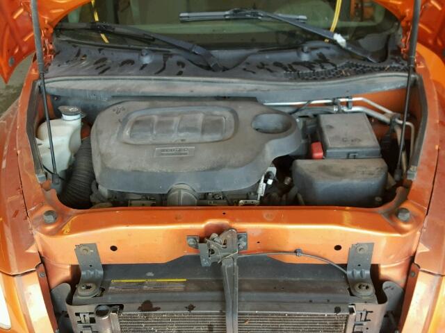 3GNDA23D98S633911 - 2008 CHEVROLET HHR ORANGE photo 7