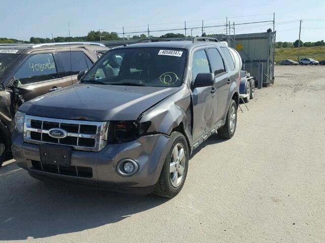 1FMCU93G69KB86851 - 2009 FORD ESCAPE XLT GRAY photo 2