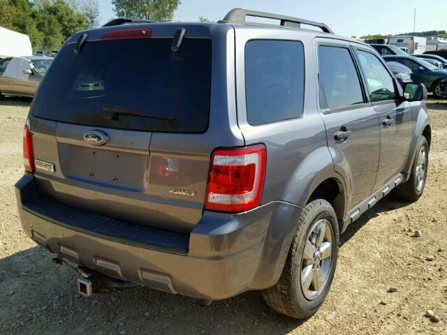 1FMCU93G69KB86851 - 2009 FORD ESCAPE XLT GRAY photo 4