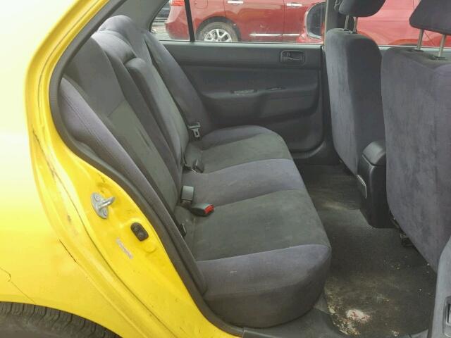 JA3AJ86E04U021267 - 2004 MITSUBISHI LANCER OZ YELLOW photo 6