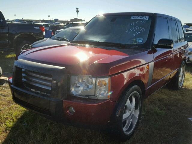 SALME114X4A153097 - 2004 LAND ROVER RANGE ROVE RED photo 2