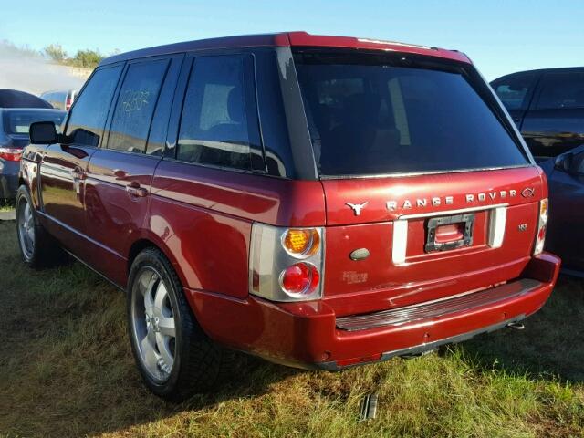 SALME114X4A153097 - 2004 LAND ROVER RANGE ROVE RED photo 3