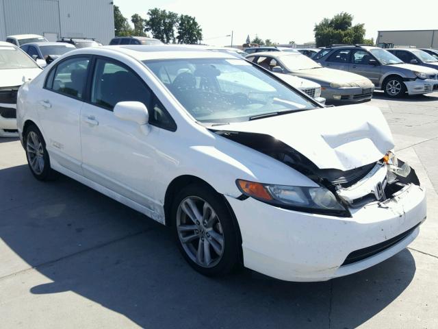 2HGFA55537H709554 - 2007 HONDA CIVIC SI WHITE photo 1