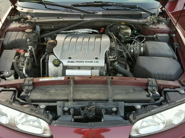 1G3GR64H924101010 - 2002 OLDSMOBILE AURORA MAROON photo 7