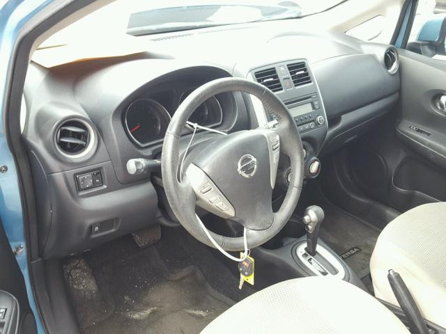 3N1CE2CP9EL414877 - 2014 NISSAN VERSA NOTE BLUE photo 9