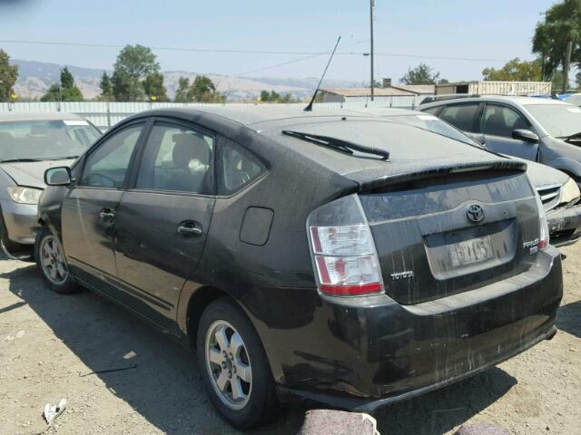 JTDKB20U753127030 - 2005 TOYOTA PRIUS BLACK photo 3