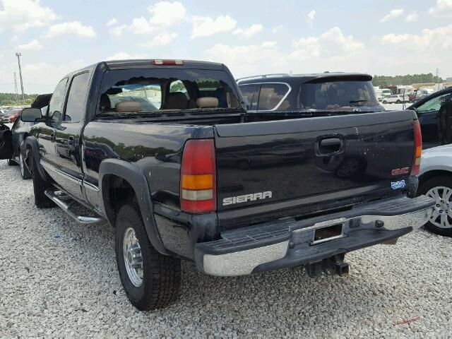 1GTHC23U02F163798 - 2002 GMC SIERRA C25 BLACK photo 3