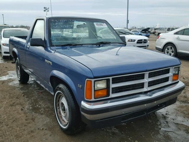 1B7FN14X4JS703017 - 1988 DODGE DAKOTA BLUE photo 1