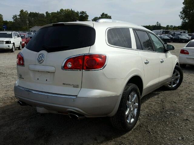 5GAEV23D79J138838 - 2009 BUICK ENCLAVE CX WHITE photo 4