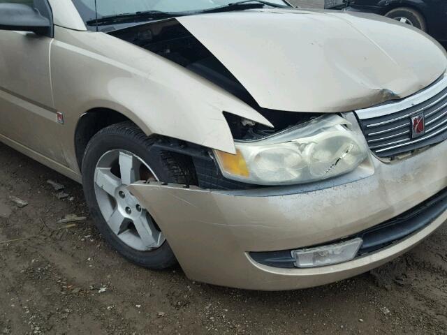 1G8AL55F56Z135527 - 2006 SATURN ION LEVEL GOLD photo 9