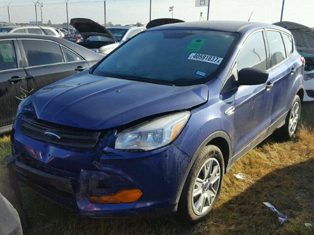 1FMCU0F7XGUB23051 - 2016 FORD ESCAPE S BLUE photo 2