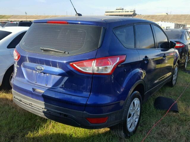 1FMCU0F7XGUB23051 - 2016 FORD ESCAPE S BLUE photo 4