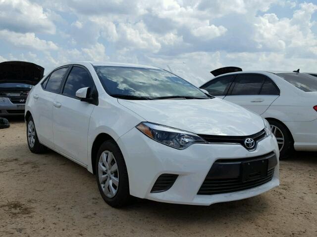 5YFBURHE6GP568576 - 2016 TOYOTA COROLLA L WHITE photo 1