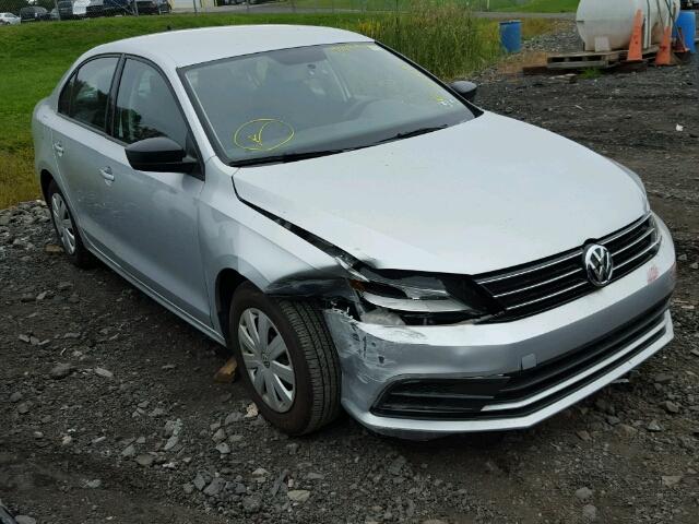 3VW2K7AJ0FM327049 - 2015 VOLKSWAGEN JETTA BASE SILVER photo 1
