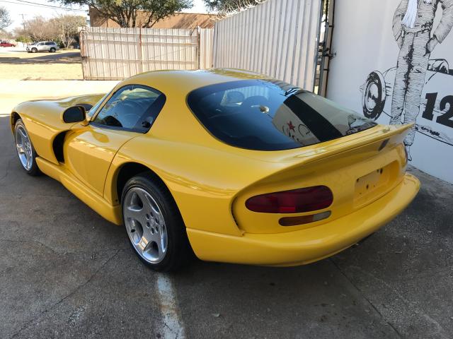 1B3ER69E61V701127 - 2001 DODGE VIPER GTS YELLOW photo 3