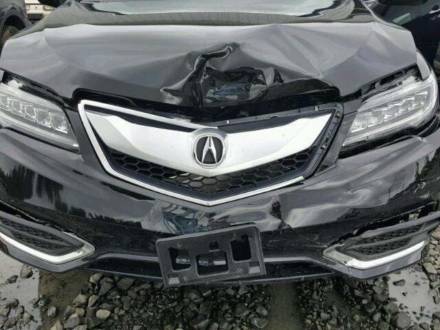 5J8TB4H38JL023332 - 2018 ACURA RDX BASE BLACK photo 7