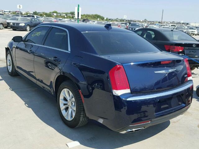 2C3CCAAG1FH830694 - 2015 CHRYSLER 300 LIMITE BLUE photo 3