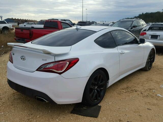 KMHHT6KD5EU120806 - 2014 HYUNDAI GENESIS CO WHITE photo 4