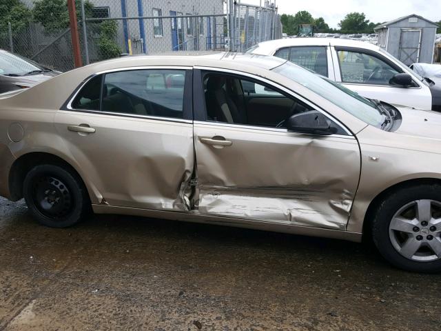 1G1ZG57B68F182778 - 2008 CHEVROLET MALIBU LS Bej foto 9