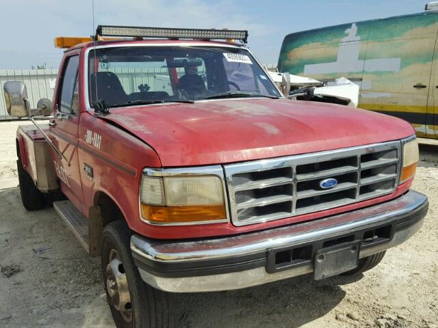 1FDLF47F6SEA05640 - 1995 FORD F SUPER DU RED photo 1