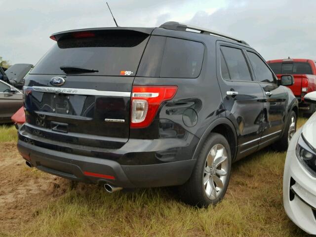 1FM5K7D87EGA88743 - 2014 FORD EXPLORER BLACK photo 4