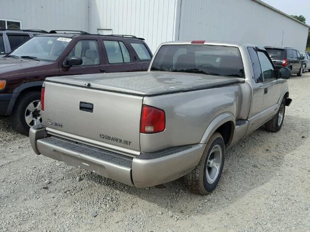 1GCCS1942X8155017 - 1999 CHEVROLET S TRUCK S1 BEIGE photo 4