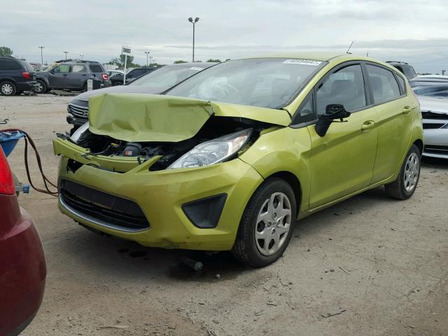 3FADP4EJ7CM134632 - 2012 FORD FIESTA SE GREEN photo 2