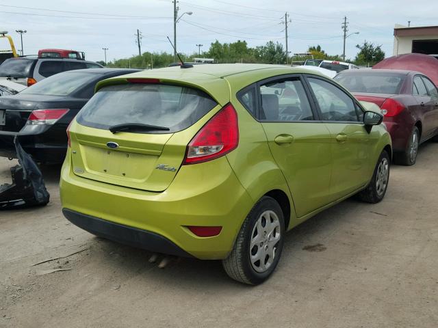 3FADP4EJ7CM134632 - 2012 FORD FIESTA SE GREEN photo 4