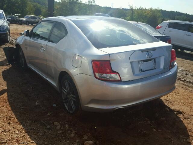 JTKJF5C7XD3063404 - 2013 TOYOTA SCION TC 银色 照片 3