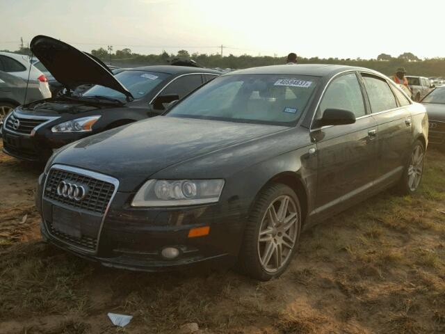 WAUDV74F48N022847 - 2008 AUDI A6 BLACK photo 2