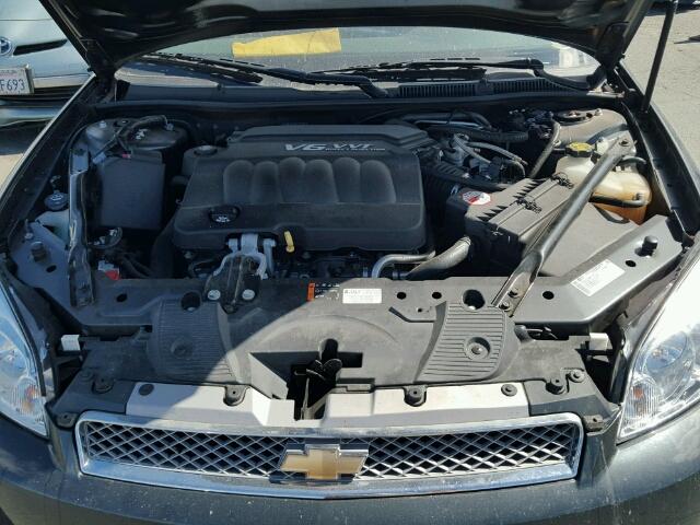 2G1WG5E38D1133937 - 2013 CHEVROLET IMPALA LT BLACK photo 7