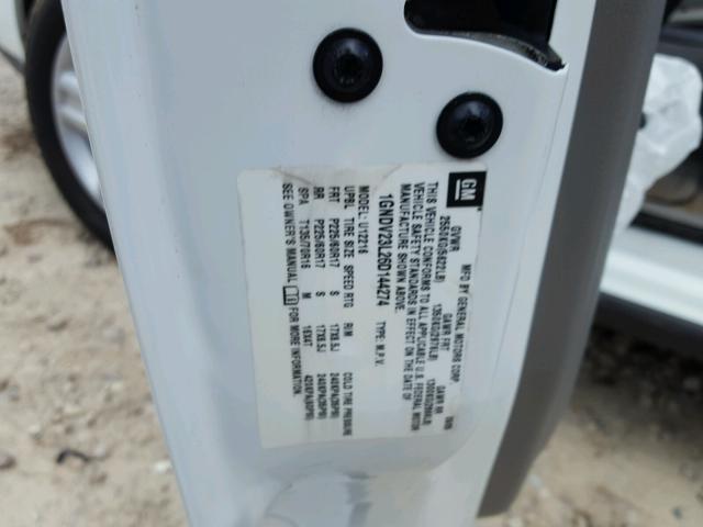 1GNDV23L26D144274 - 2006 CHEVROLET UPLANDER L 白色 照片 10