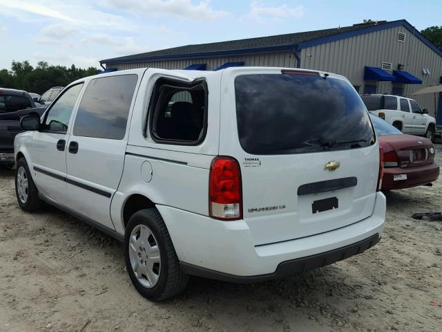 1GNDV23L26D144274 - 2006 CHEVROLET UPLANDER L WHITE photo 3