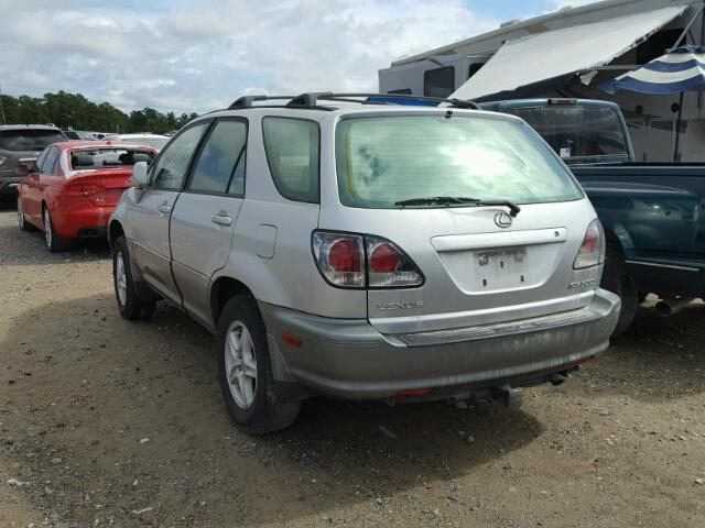 JTJGF10U820146622 - 2002 LEXUS RX 300 SILVER photo 3