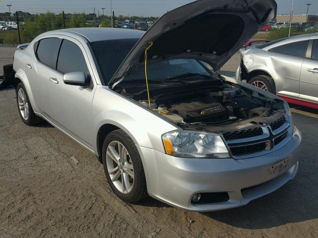 1C3CDZCBXCN265913 - 2012 DODGE AVENGER SX SILVER photo 1