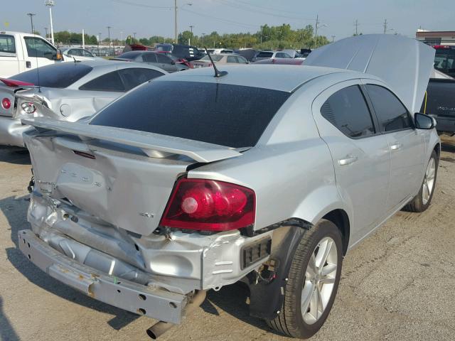 1C3CDZCBXCN265913 - 2012 DODGE AVENGER SX SILVER photo 4