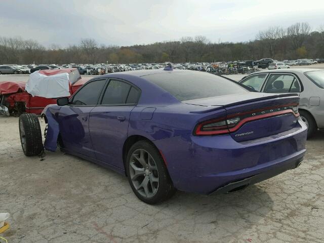 2C3CDXCT7GH180104 - 2016 DODGE CHARGER R/ PURPLE photo 4