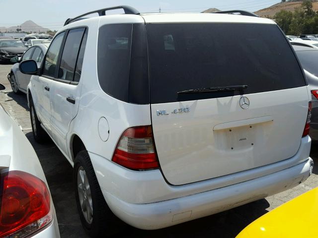 4JGAB72E6XA123303 - 1999 MERCEDES-BENZ ML 430 白色 照片 3