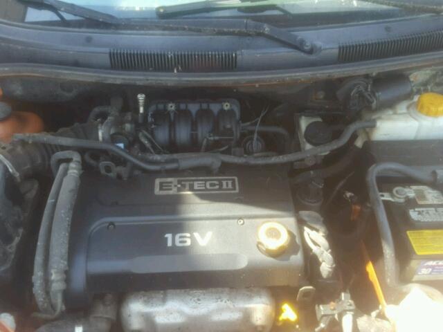 KL1TD66618B061025 - 2008 CHEVROLET AVEO BASE Қызғылт сары фото 7