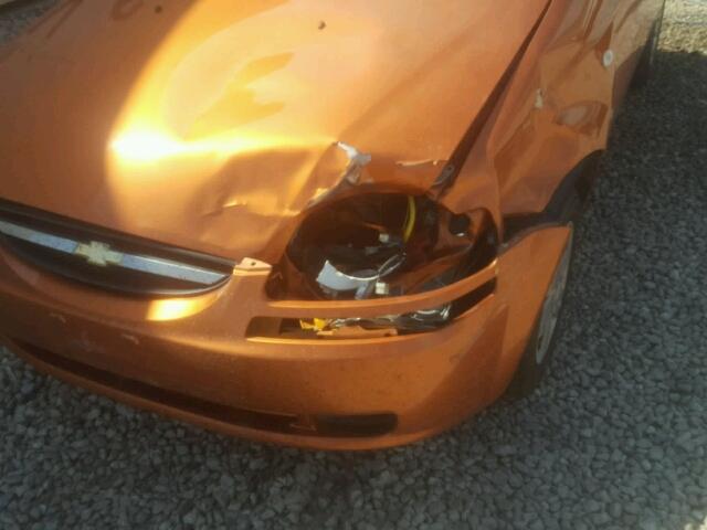 KL1TD66618B061025 - 2008 CHEVROLET AVEO BASE Қызғылт сары фото 9