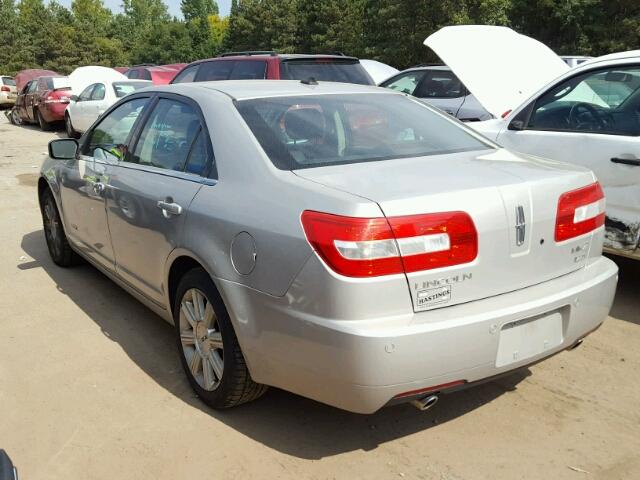 3LNHM28TX8R647577 - 2008 LINCOLN MKZ TAN photo 3