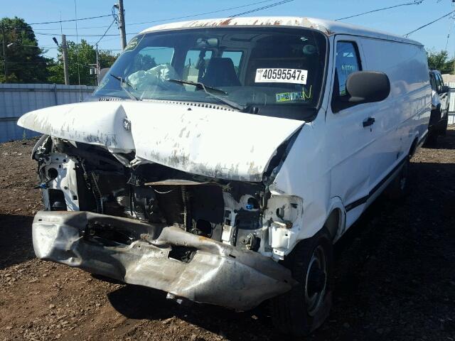 2B7JB21Y42K124465 - 2002 DODGE RAM VAN WHITE photo 2