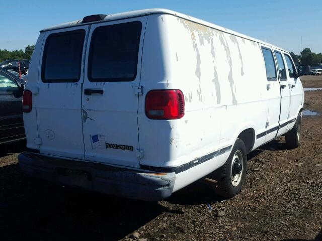 2B7JB21Y42K124465 - 2002 DODGE RAM VAN WHITE photo 4