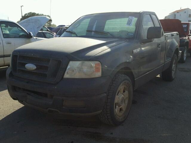 1FTRF02W34KD78444 - 2004 FORD F150 BLACK photo 2