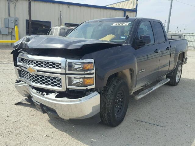 1GCRCREC4EZ168586 - 2014 CHEVROLET SILVERADO BLACK photo 2