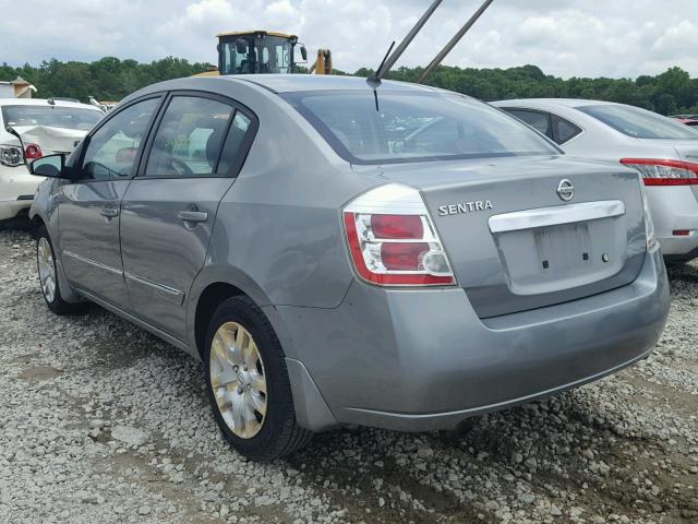 3N1AB6APXAL630130 - 2010 NISSAN SENTRA 2.0 GRAY photo 3